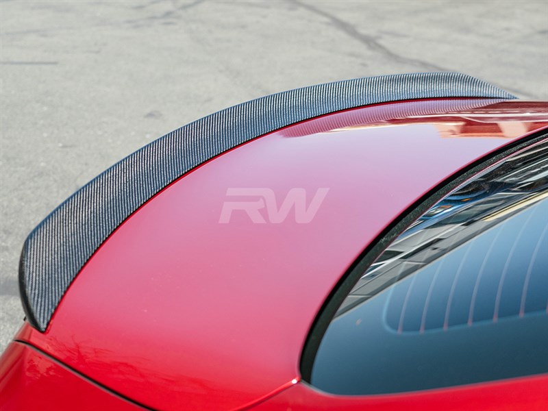 Mercedes C63/C63s AMG Style DTM Carbon Fiber Trunk Spoiler