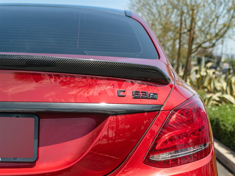 Mercedes C63/C63s AMG Style DTM Carbon Fiber Trunk Spoiler