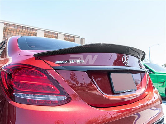 Mercedes C63/C63s AMG Style GTX Carbon Fiber Trunk Spoiler