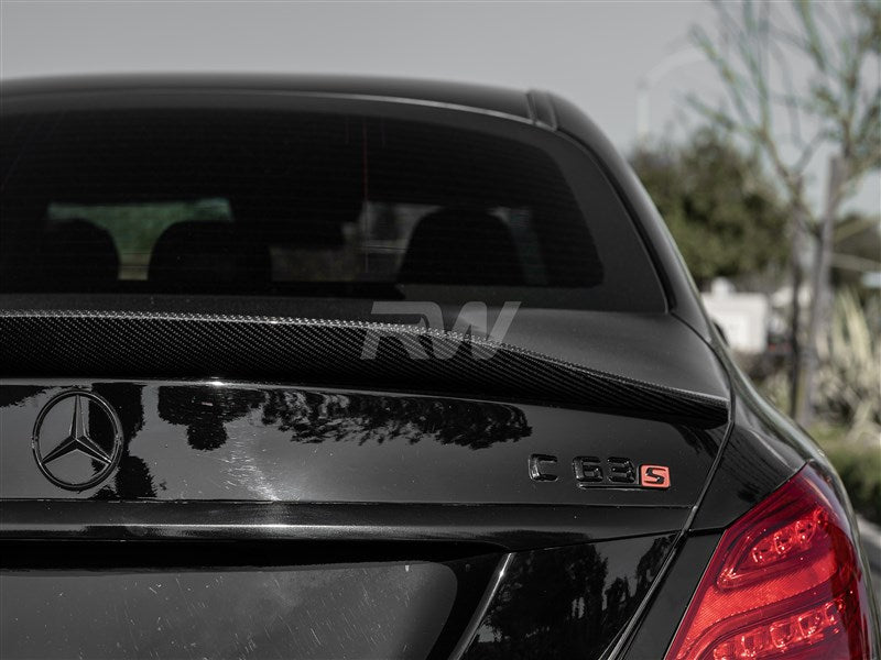 Mercedes C63/C63s AMG Style GTX Carbon Fiber Trunk Spoiler