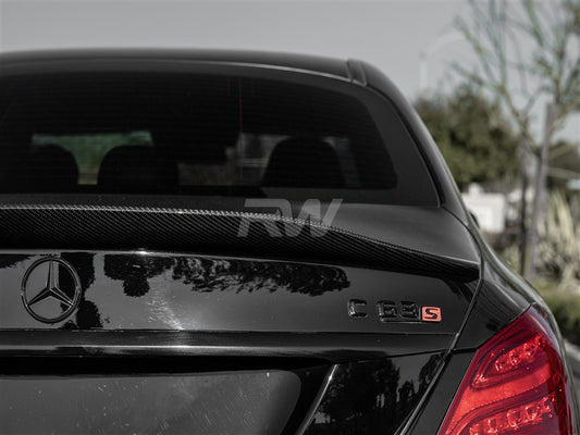 Mercedes C63/C63s AMG Style GTX Carbon Fiber Trunk Spoiler