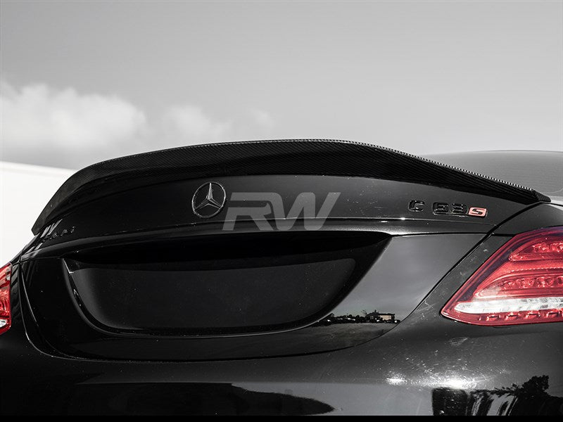 Mercedes C63/C63s AMG Style GTX Carbon Fiber Trunk Spoiler