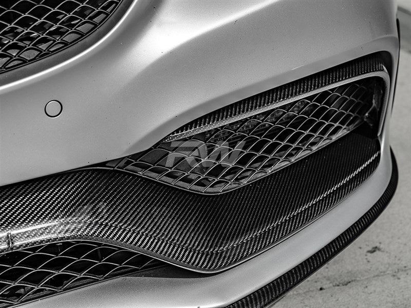 Mercedes C63/C63s AMG Carbon Fiber Front Trim
