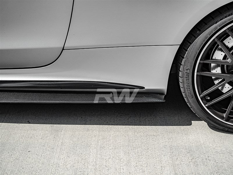 Mercedes C63/C63s AMG GTX CF Side Skirt Extensions