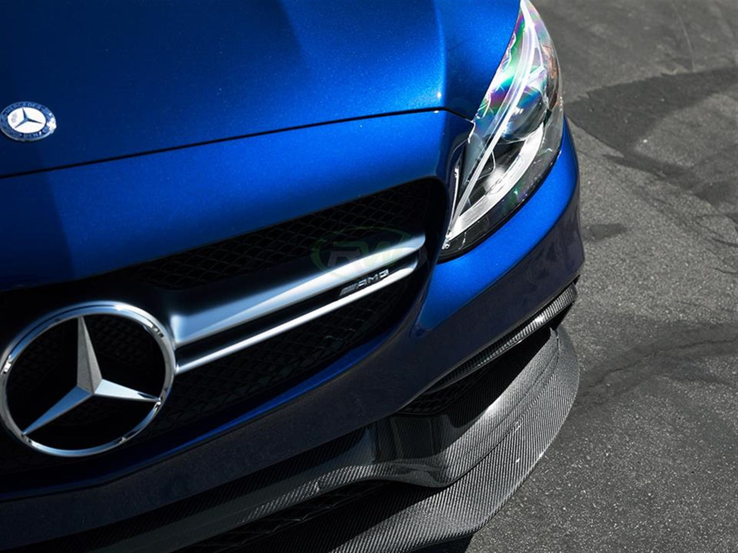 Mercedes C63/C63s AMG GTX Carbon Fiber Front Lip