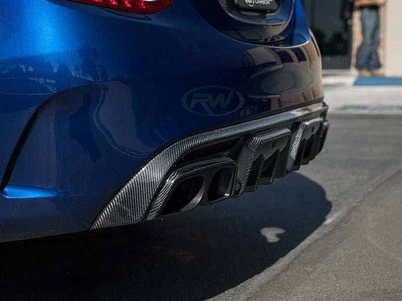Mercedes C63/C63s AMG BRS Style Carbon Fiber Diffuser