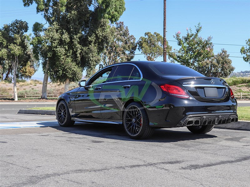 Mercedes C63/C63s AMG BRS Style Carbon Fiber Diffuser