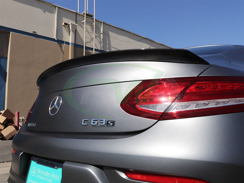 Mercedes C63/C63s AMG ED1 Style CF Trunk Spoiler