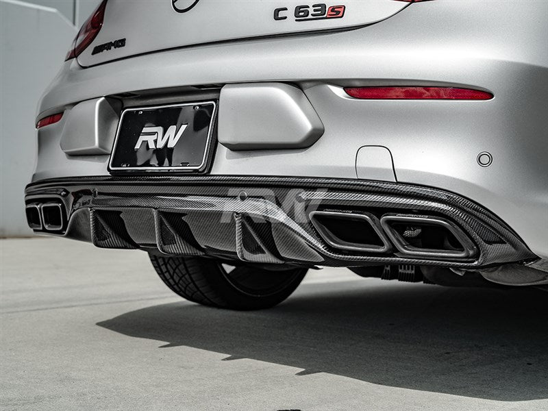 Mercedes C63/C63s AMG Carbon CF Diffuser