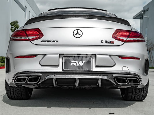 Mercedes C63/C63s AMG Carbon CF Diffuser