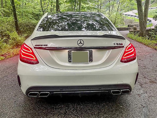 Mercedes C63/C63s AMG Style XR Carbon Fiber Trunk Spoiler