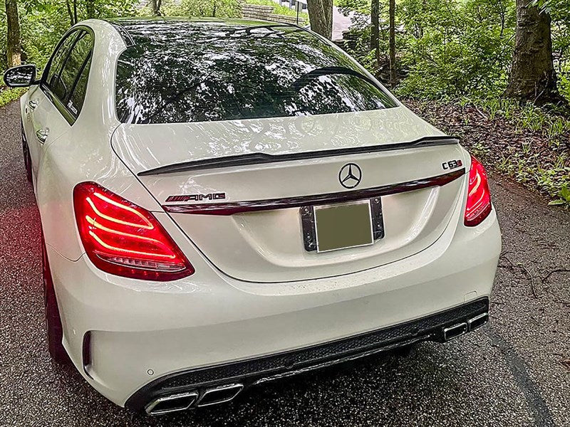 Mercedes C63/C63s AMG Style XR Carbon Fiber Trunk Spoiler