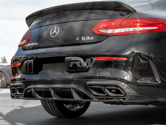 Mercedes C63/C63s AMG ED1 Style CF Diffuser