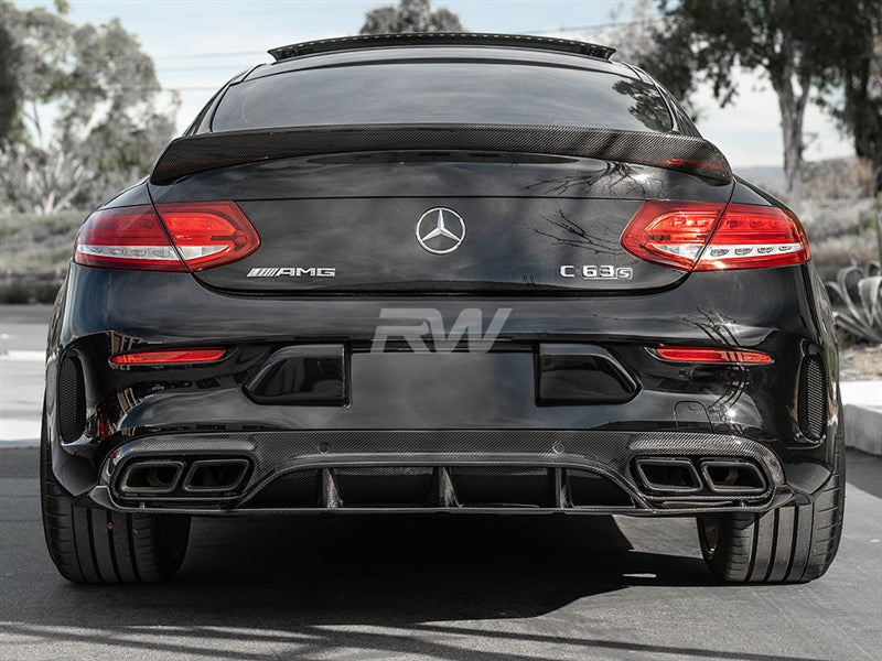 Mercedes C63/C63s AMG ED1 Style CF Diffuser