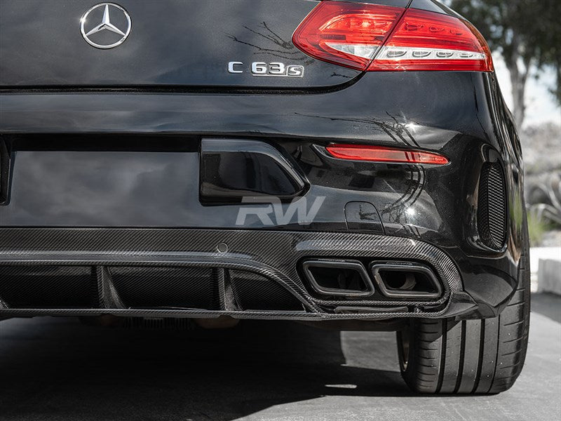 Mercedes C63/C63s AMG ED1 Style CF Diffuser