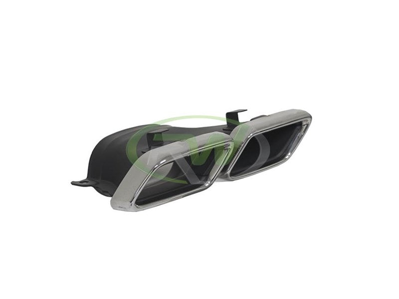 Mercedes C63/C63s AMG Chrome/Black Exhaust Tips