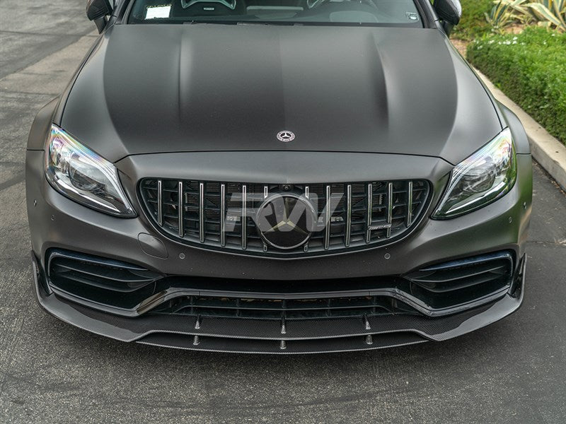 Mercedes C63/C63s AMG Carbon BRS CF Front Lip Spoiler
