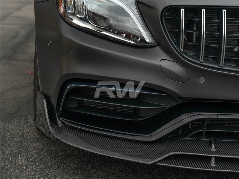 Mercedes C63/C63s AMG Carbon BRS CF Front Lip Spoiler