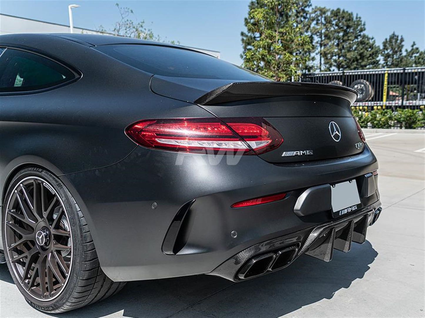Mercedes C63/C63s AMG DTM CF Trunk Spoiler