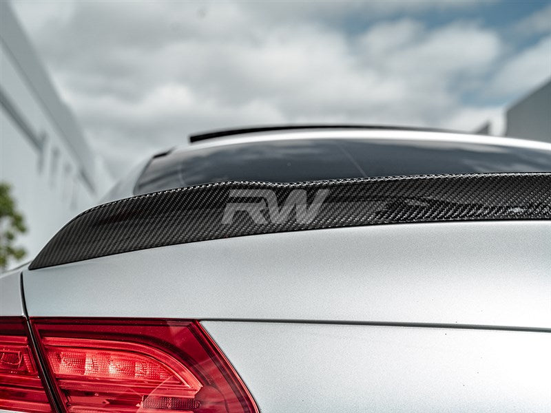 Mercedes C63/C63s AMG ED1 V2 Style CF Trunk Spoiler