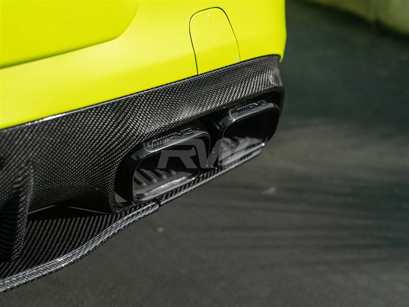 Mercedes C63/C63s AMG 19+ Black/Polished Exhaust Tips