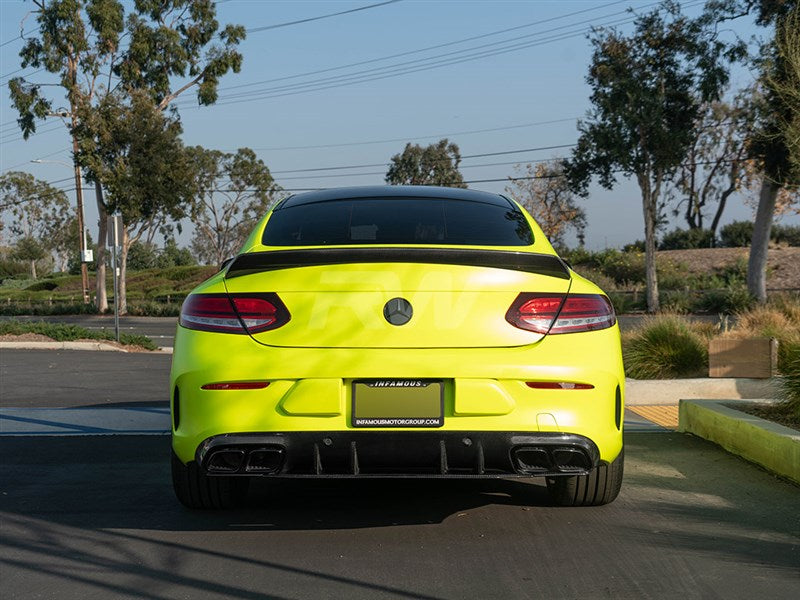 Mercedes C63/C63s AMG 19+ Black/Polished Exhaust Tips