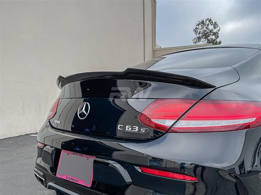 Mercedes C63/C63s AMG XR Coupe Carbon Fiber Trunk Spoiler