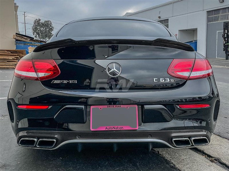 Mercedes C63/C63s AMG XR Coupe Carbon Fiber Trunk Spoiler