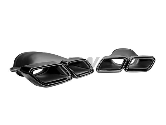 Mercedes W213 E63S 18-20 Black/Chrome Exhaust Tips
