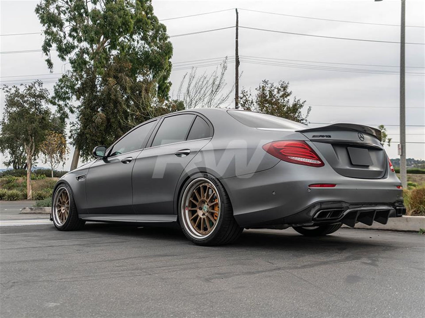 Mercedes W213 E63S Carbon Fiber Rear Diffuser