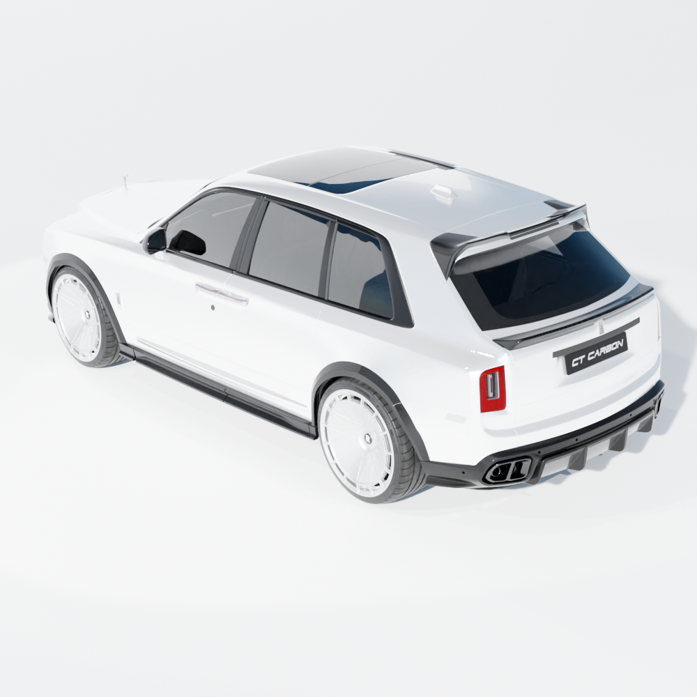 ROLLS ROYCE CULLINAN CARBON FIBRE DIFFUSER AND TIPS - CT DESIGN
