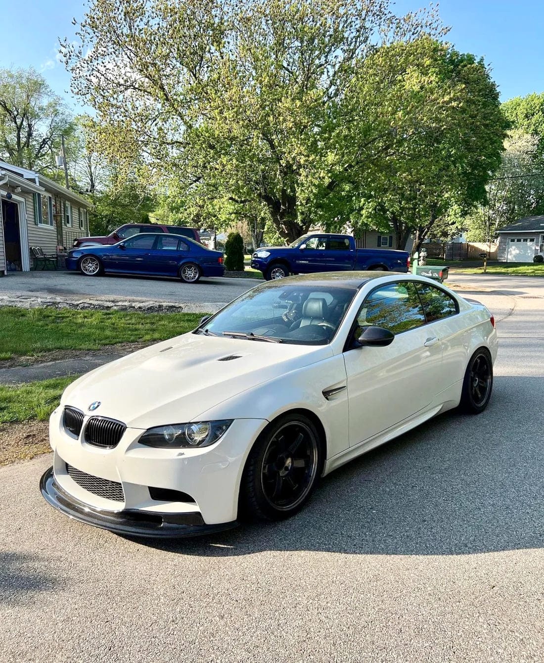 West Coast Euros Front Lip BMW E9x M3 AK Style Carbon Fiber Front Lip